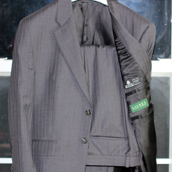 Lauren Ralph Lauren Other - Lauren Ralph Lauren Grey Pinstripe Suit Size 40S